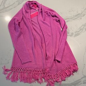Lilly Pulitzer Pink Tatum Cardigan
